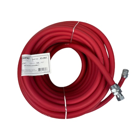 Bedford Precision Parts Bedford Precision 100' x 5/16in Air Hose Assy for Binks 13-357